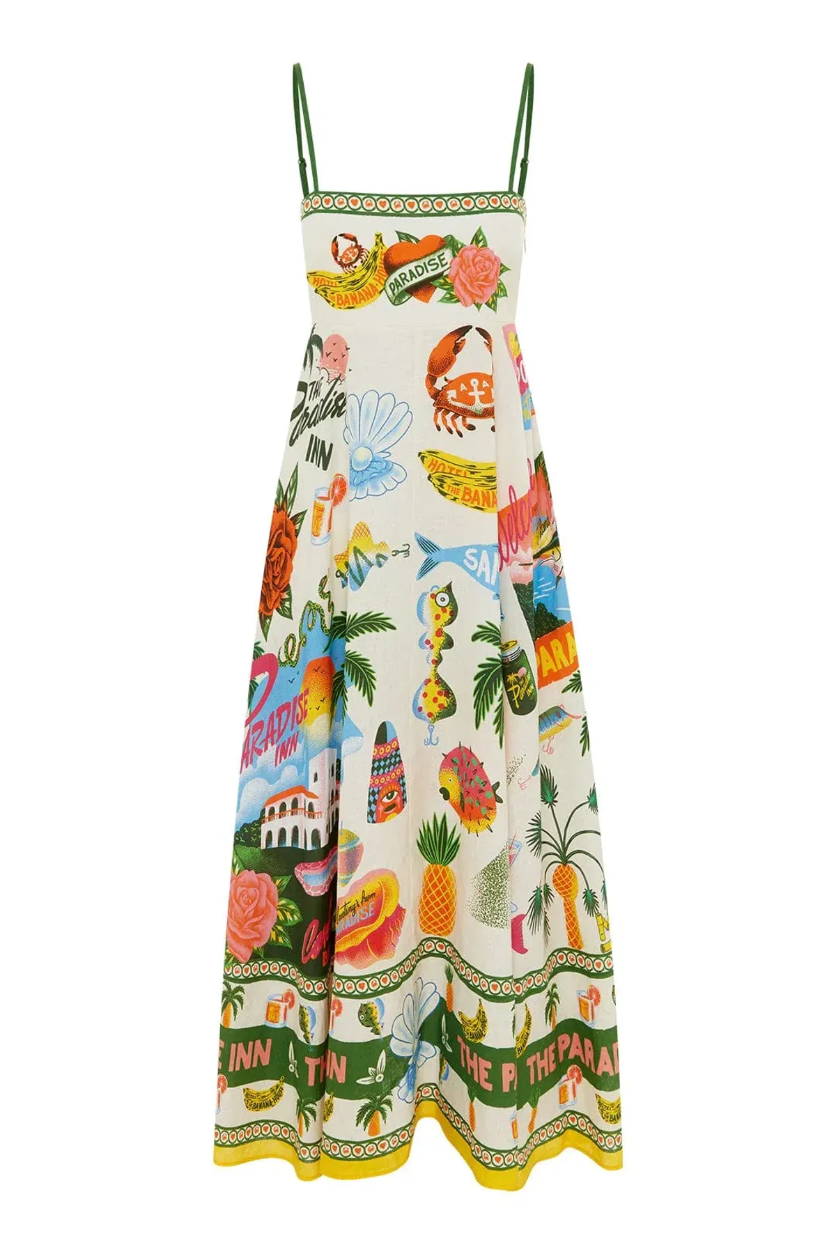 Alemais Paradiso Sundress Print Size AU 8 - Image 4