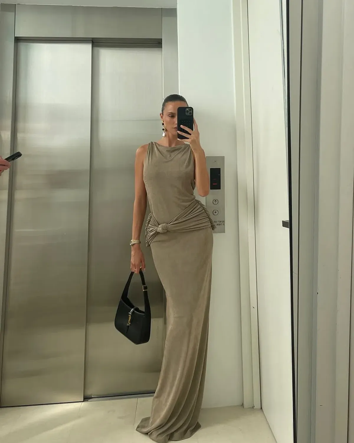 Arcina Ori Matisse Dress Grey Size XS/Au 6 - Image 3