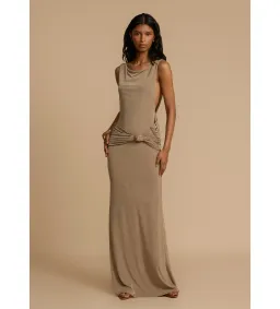 Arcina Ori Matisse Dress Grey Size XS/Au 6 for rent on The Volte - image 1