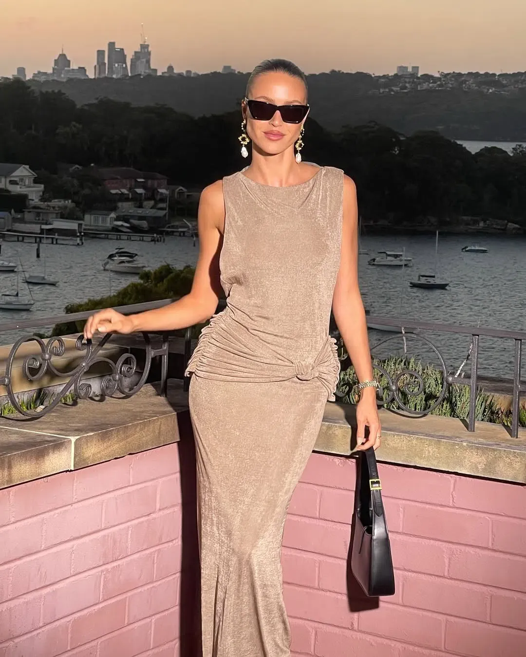 Arcina Ori Matisse Dress Grey Size XS/Au 6 for rent on The Volte - main image