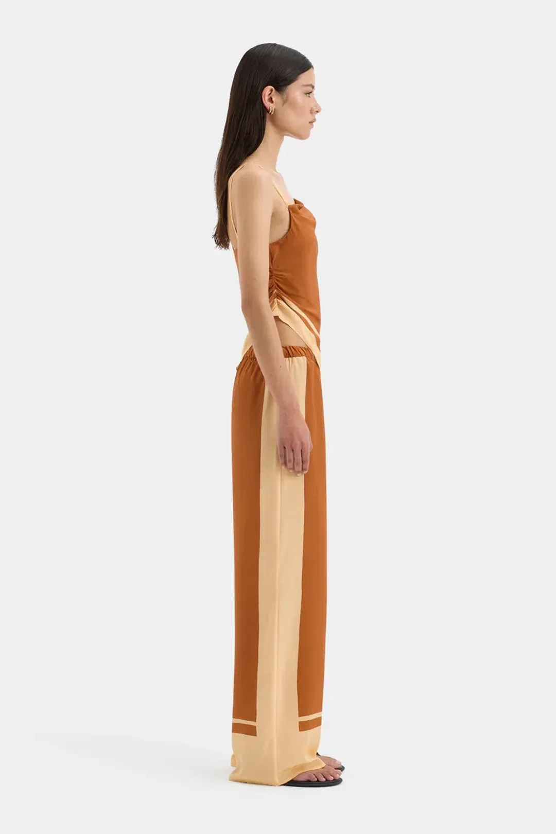 Sir the Label Soma Scarf Cami Size 1/Au 8 and Pant Set Rust Size 0/Au 6 for rent on The Volte - main image