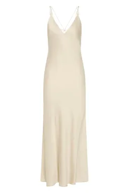Aje Studio Crossback Midi Dress Oat Size 8 for rent on The Volte - image 7