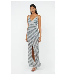 Bec & Bridge Seanna Asymmetrical Maxi Dress in Storm Check Size AU 6 for rent on The Volte - image 2
