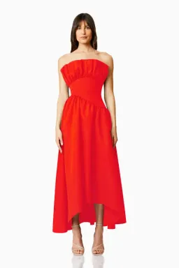 Elliatt Laurel Maxi Dress in Red Size S / AU 8 for rent on The Volte - image 3