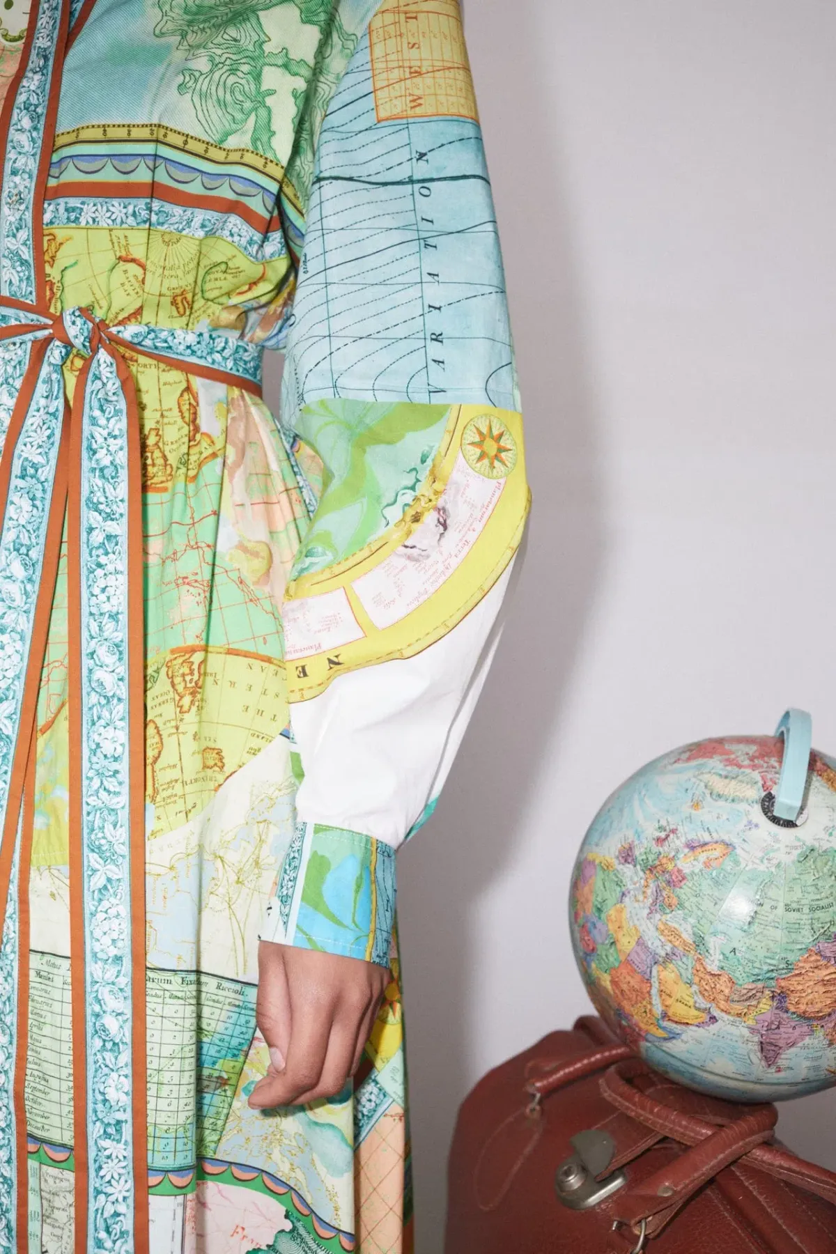 Alemais Atlas Shirt Dress Multi Size 8 - Image 2
