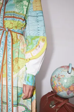 Alemais Atlas Shirt Dress Multi Size 8 for rent on The Volte - image 2