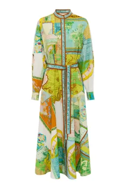 Alemais Atlas Shirt Dress Multi Size 8 for rent on The Volte - image 5