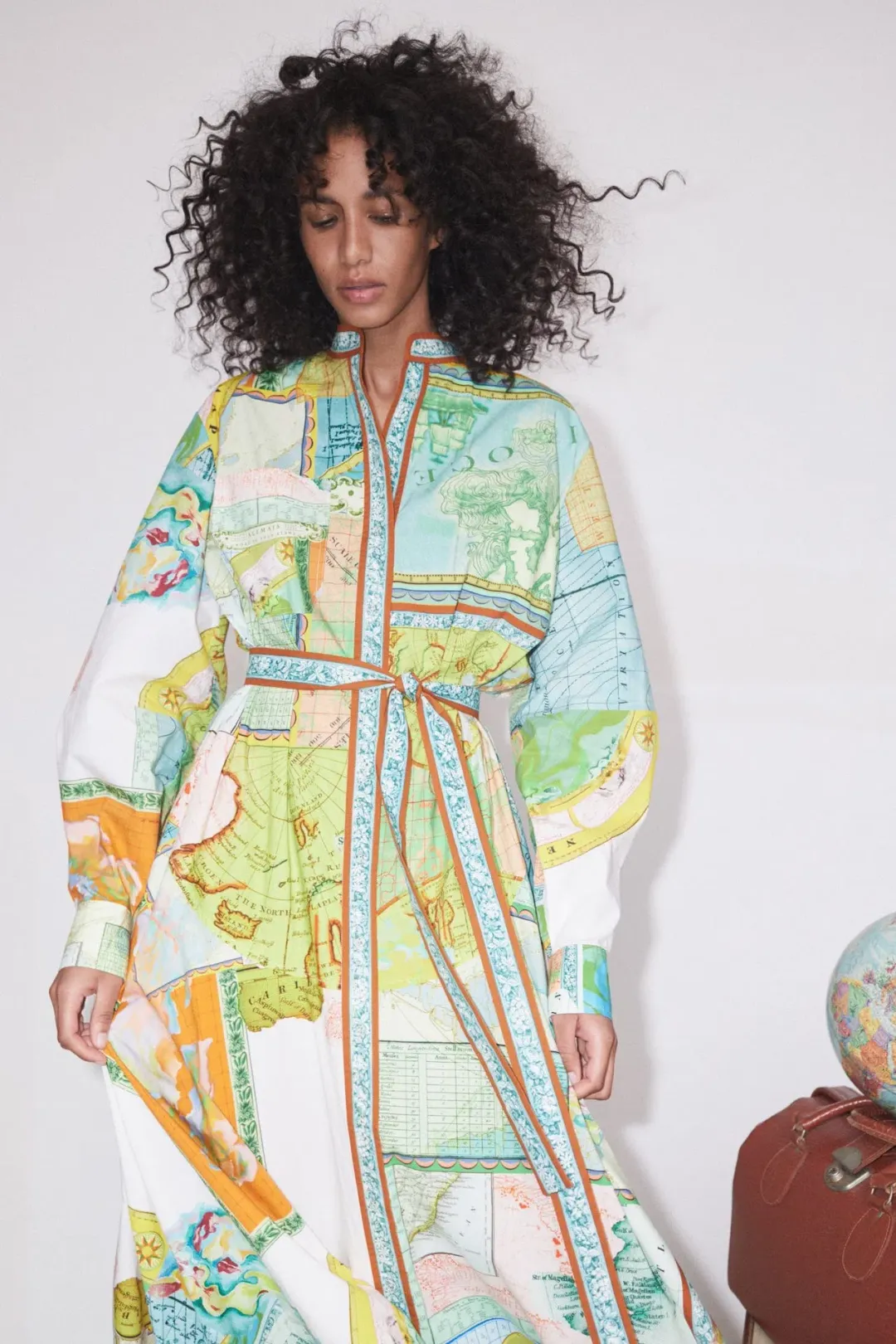 Alemais Atlas Shirt Dress Multi Size 8 for rent on The Volte - main image