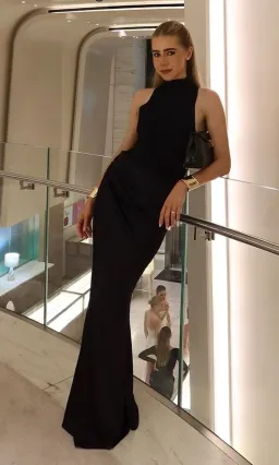 Henne Soraia Maxi Dress Black Size 8 for rent on The Volte - image 5