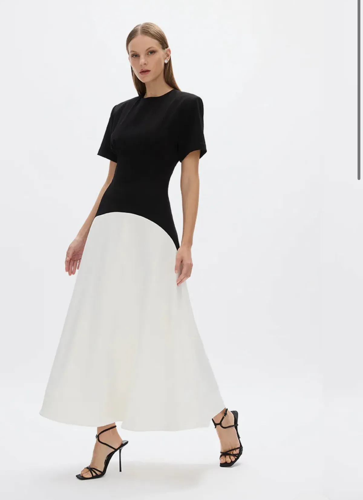 Rachel Gilbert Dover Dress Black/White Size AU 8 - Image 1