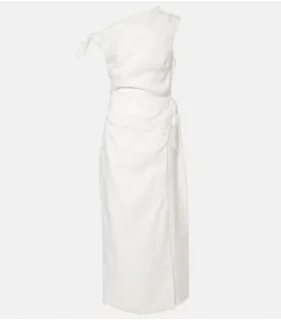 Sir The Label Tamara Linen Maxi Dress Ivory Size 1 / AU 8 for rent on The Volte - image 5