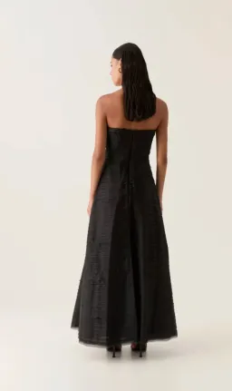 Aje Soundscape Maxi Dress Black Size AU 10 for rent on The Volte - image 3