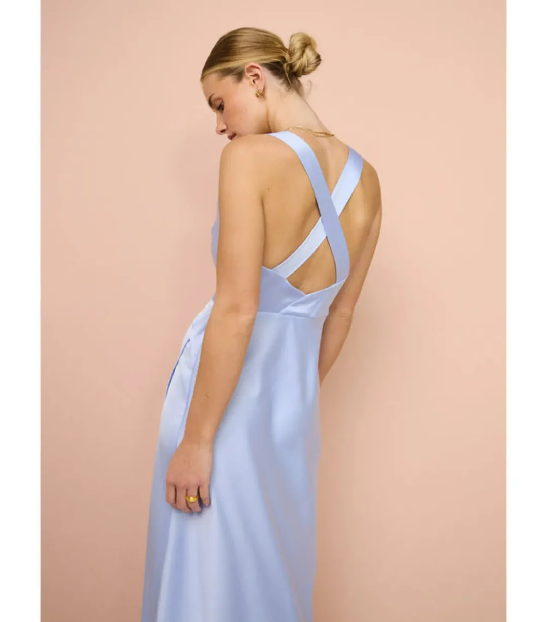 One Fell Swoop Carrie Dress in Periwinkle Size AU 12 for rent on The Volte - main image