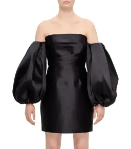 Solace London Bella Mini Dress Black Size AU 10 for rent on The Volte - image 2