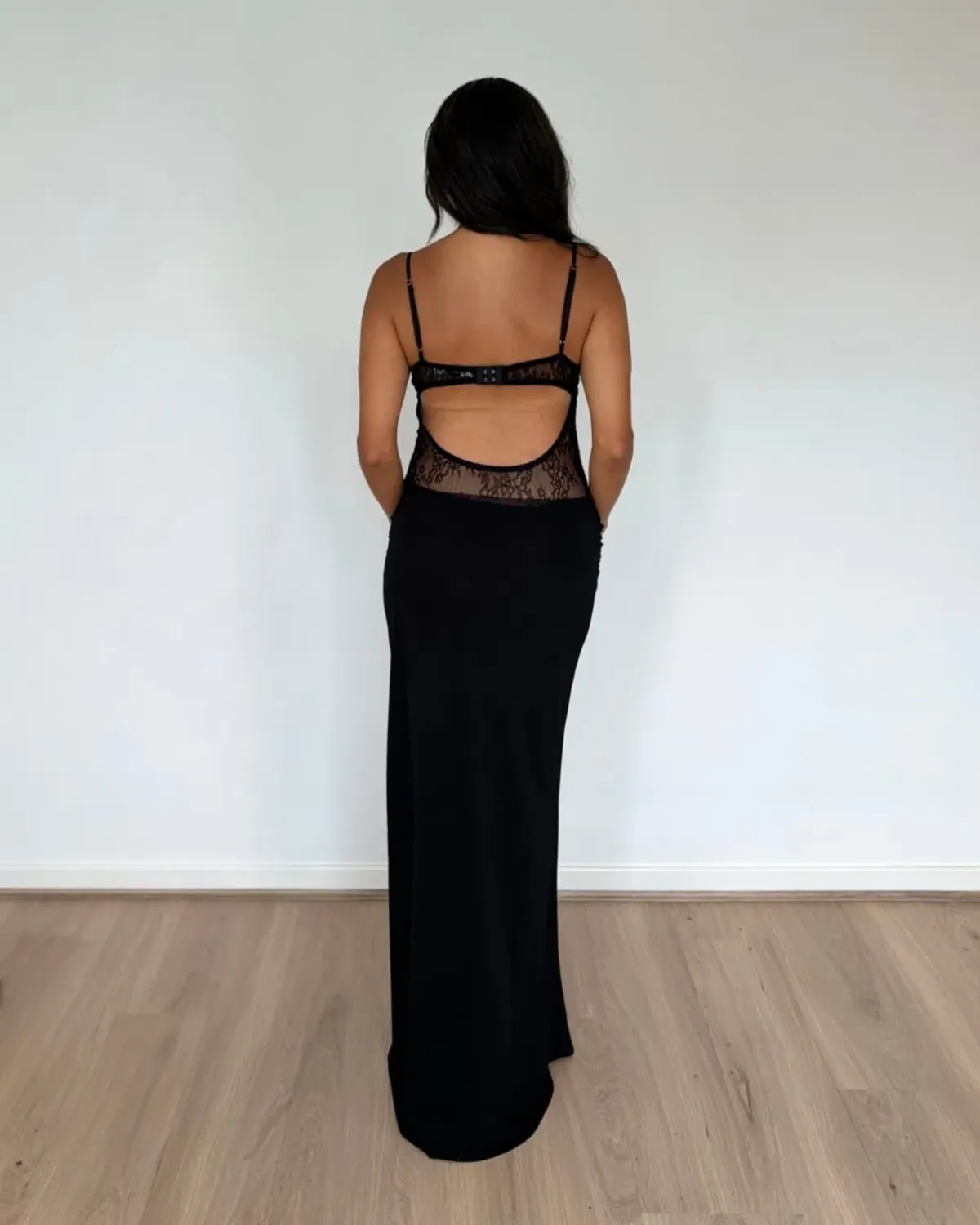 Benni Gabriel Maxi Dress Black Size 10 - Image 3