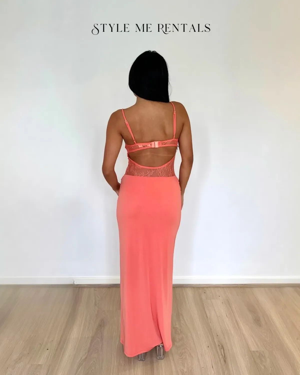 Benni Stefania Maxi Dress Grapefruit Size 6 - Image 5