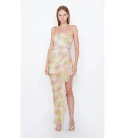 Bec & Bridge Zephy Asym Dress Pink Blossom Size 10 for rent on The Volte - image 1