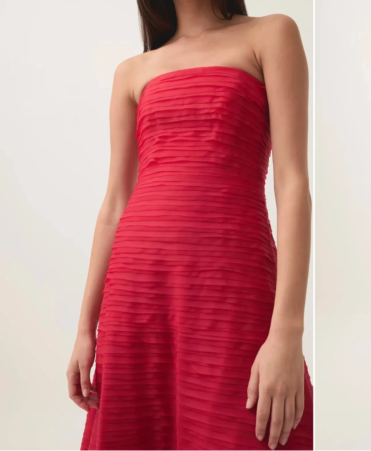 AJE Soundscape Dress in Red Size 8 - Image 2