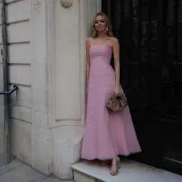AJE Soundscape Dress in Pink Size 10 for rent on The Volte - image 6