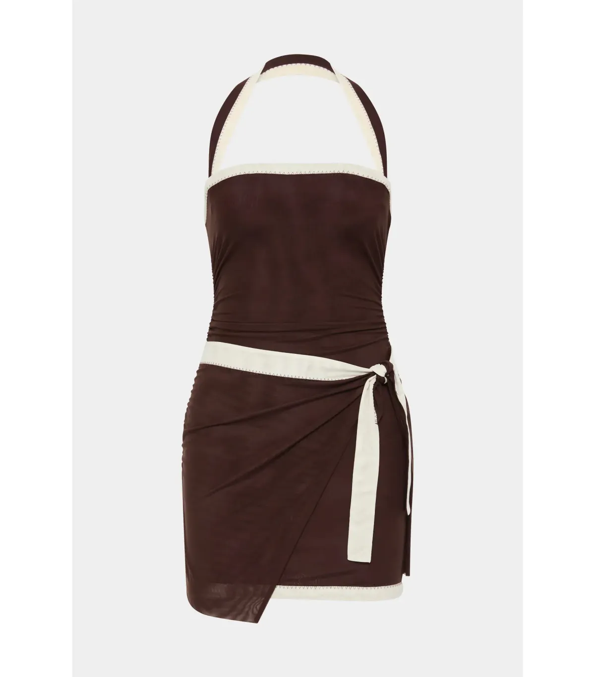 Sir The Label Jacques Mini Dress in Chocolate Size 1 / AU 8 - Image 7