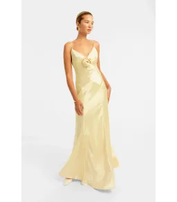 Bubish Savannah Rosette Gown in Yellow Size S / AU 8 for rent on The Volte - image 2