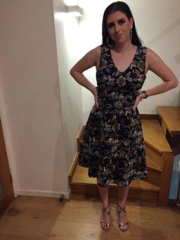 REVIEW Life of Love Dress Navy/Nude size 10 for rent on The Volte - image 1