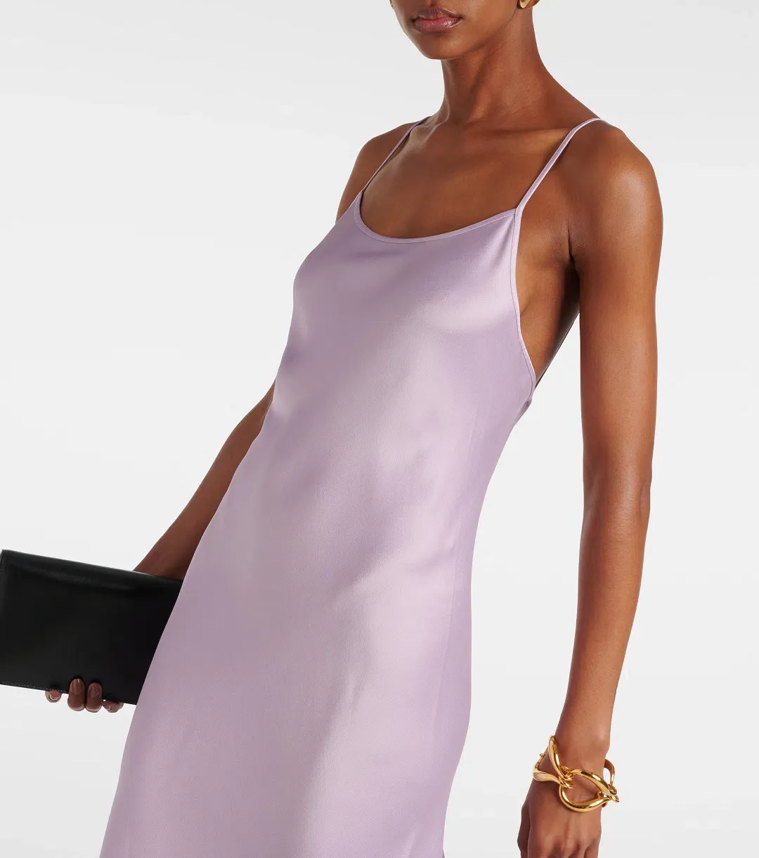 Victoria Beckham Satin Gown Petunia Size 10 for rent on The Volte - main image