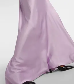 Victoria Beckham Satin Gown Petunia Size 10 for rent on The Volte - image 4