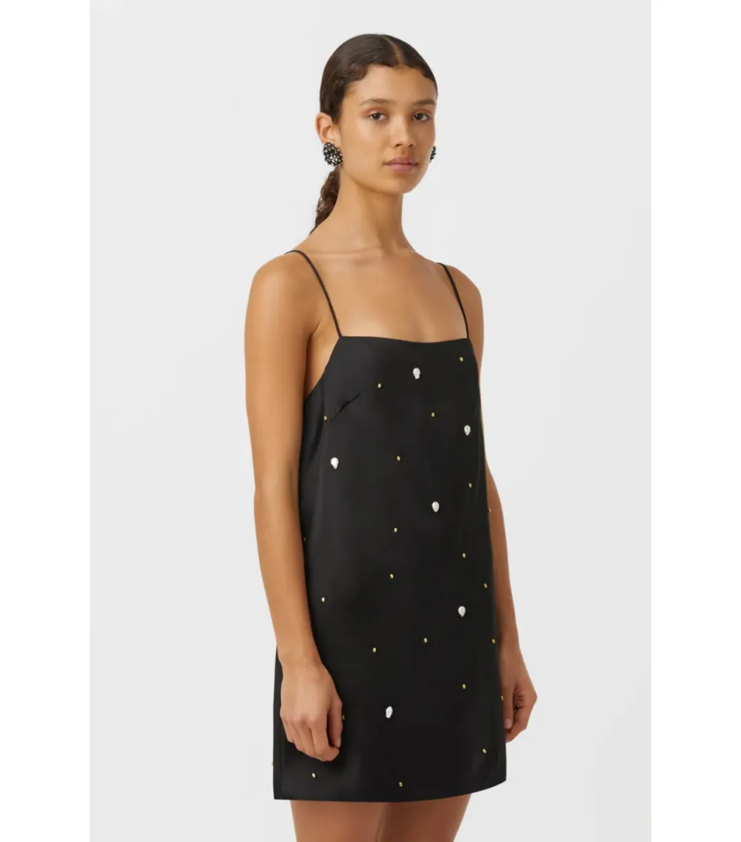 Camilla and Marc Constellation Mini Dress Black Size AU 10 for rent on The Volte - main image