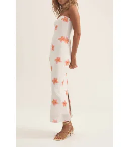 Ownley Petra Midi Dress Frangipani Size AU 8 for rent on The Volte - image 2