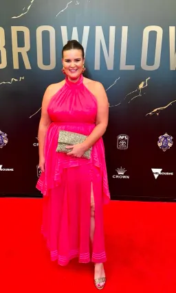 Aje Sienna berry dress size 16 for rent on The Volte - image 1