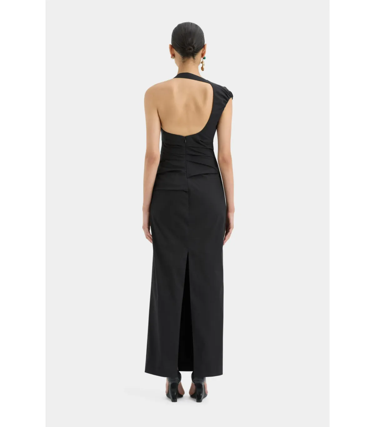Sir the Label Giacomo Gathered Gown Black Size AU 6 - Image 3