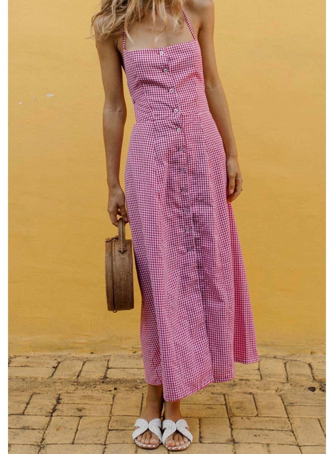 Posse the Label Marlowe Dress Red Gingham XS / AU 6 for rent on The Volte - main image