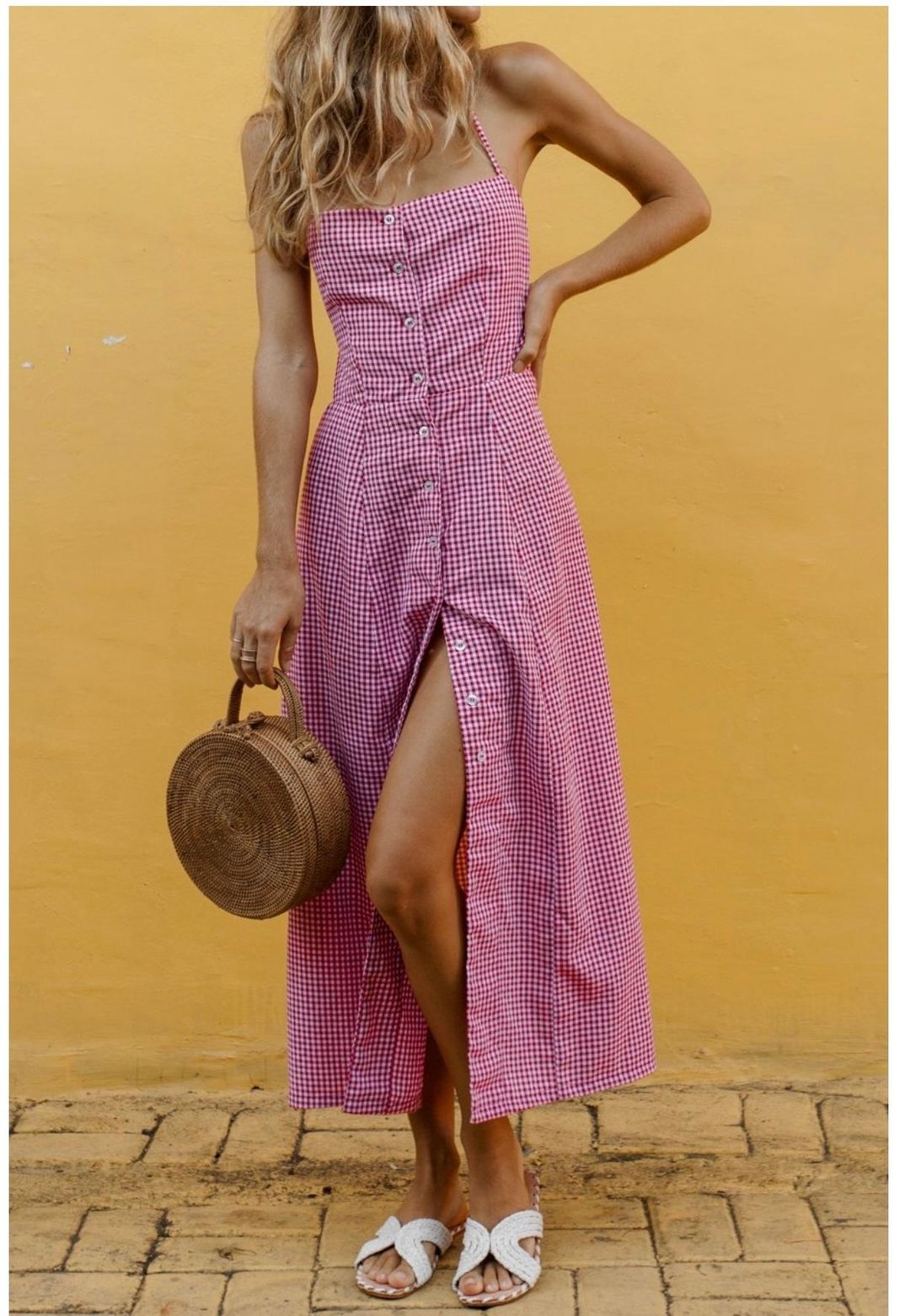 Posse the Label Marlowe Dress Red Gingham XS / AU 6 for rent on The Volte - main image