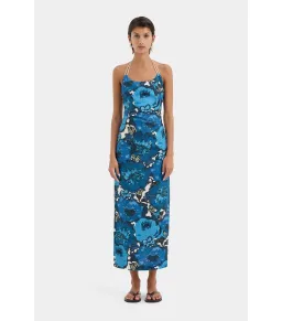 Sir the Label Camellia Midi Dress in Flora Print Size 2 / AU 10 for rent on The Volte - image 1