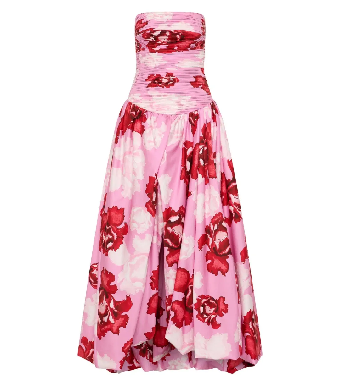 Aje Behold Maxi Dress in Pink Boldly Blooming Size AU 8 for rent on The Volte - main image