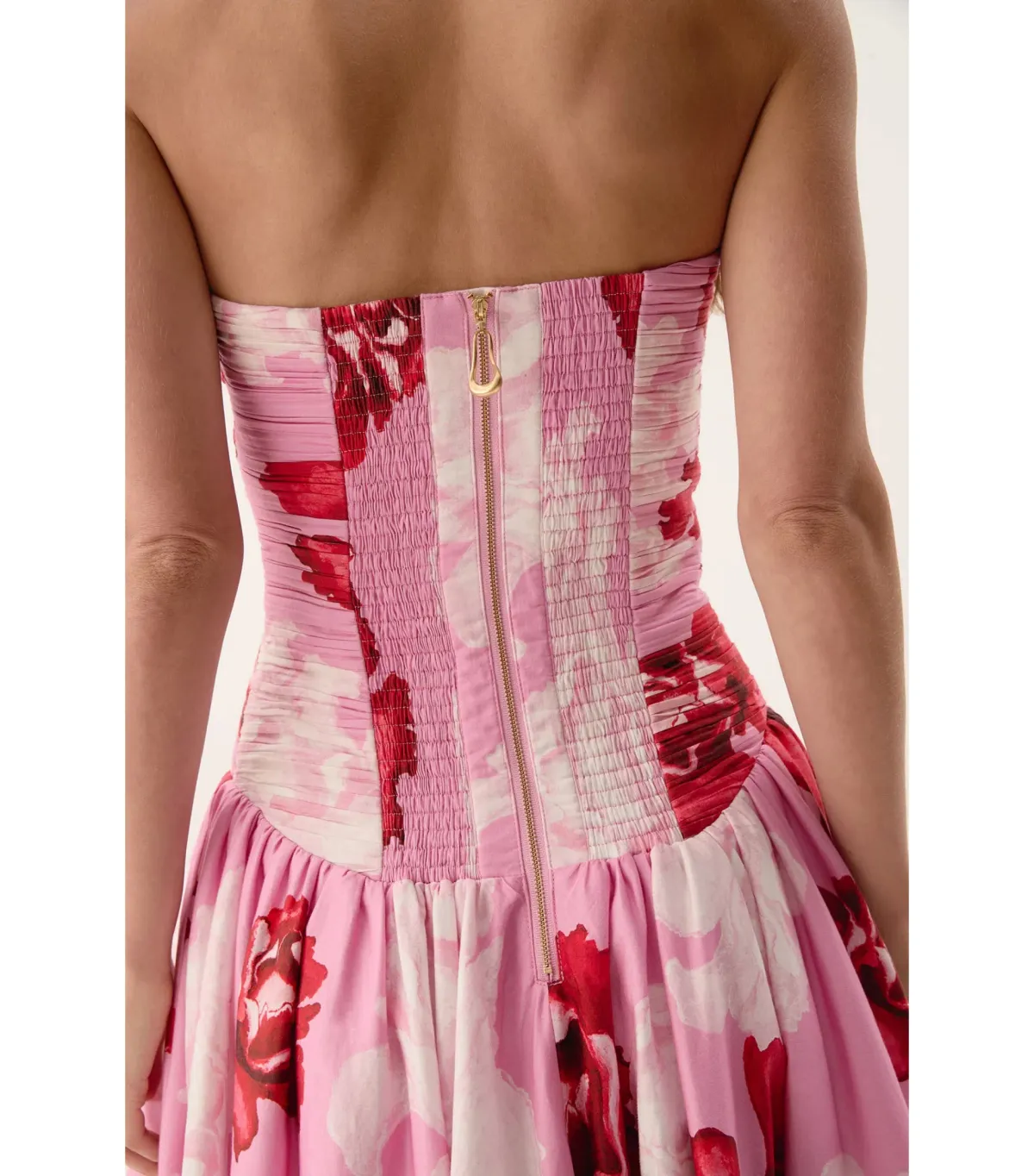 Aje Behold Maxi Dress in Pink Boldly Blooming Size AU 8 - Image 4