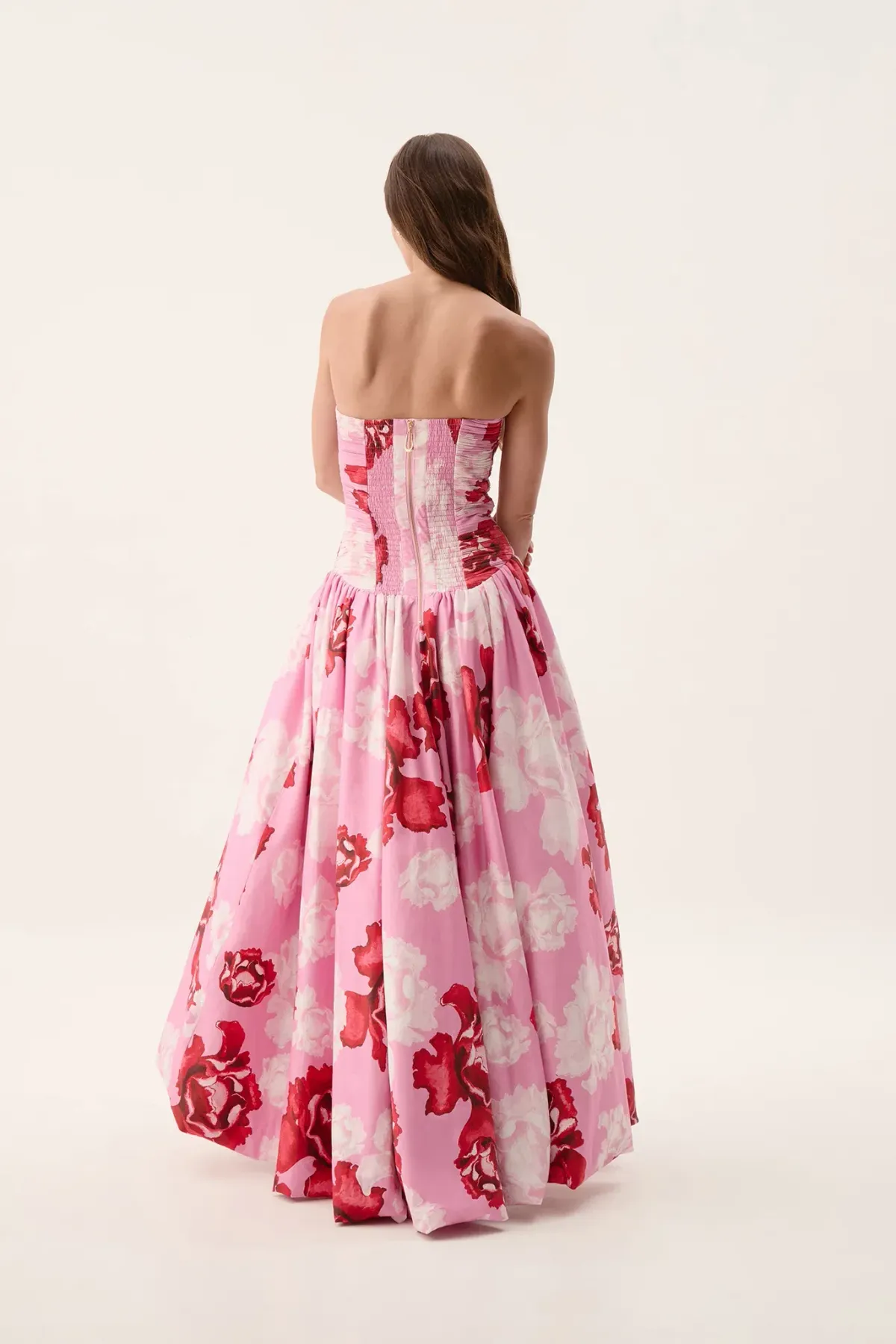 Aje Behold Maxi Dress in Pink Boldly Blooming Size AU 14 - Image 3