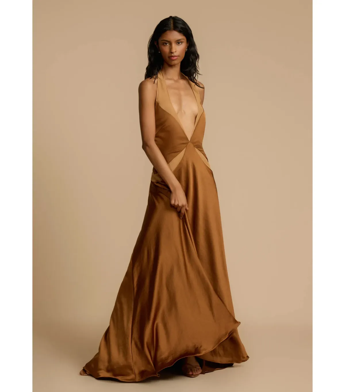Arcina Ori Devora Dress Brown Size AU 6 - Image 2