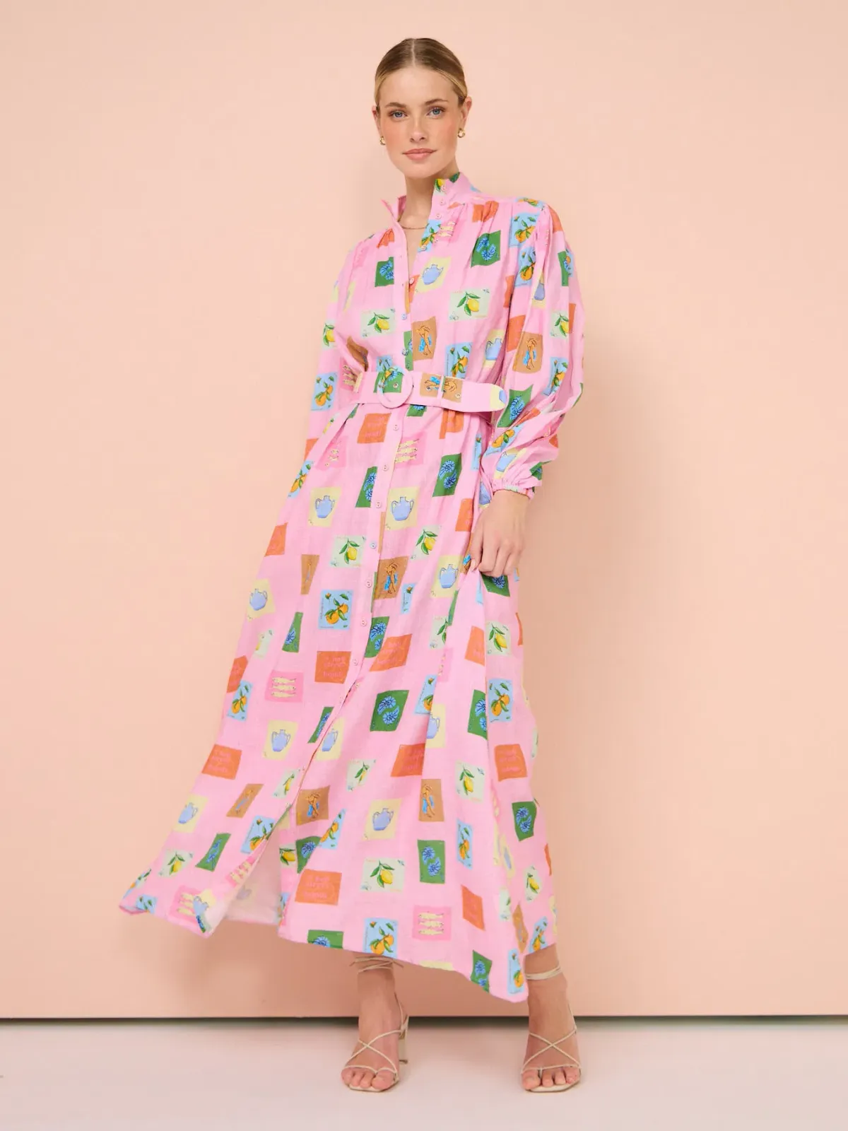 Palm Noosa Noddy Dress Pink Emblem Size 14 - Image 1