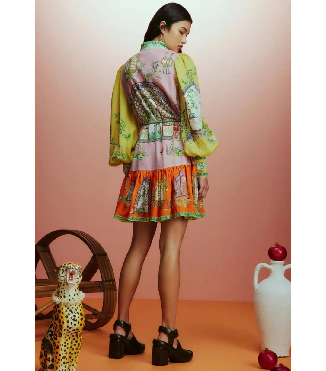 Alemais Monti Mini Dress Multi Size AU 10 for rent on The Volte - main image