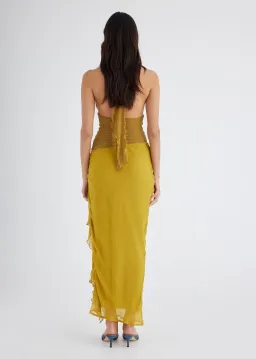 Benni Penelope Maxi Dress in Wasabi Size AU 10 for rent on The Volte - image 2