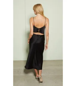 Bec & Bridge Mila Midi Dress in Black Size AU 10 for rent on The Volte - image 2