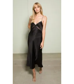 Bec & Bridge Mila Midi Dress in Black Size AU 10 for rent on The Volte - image 1