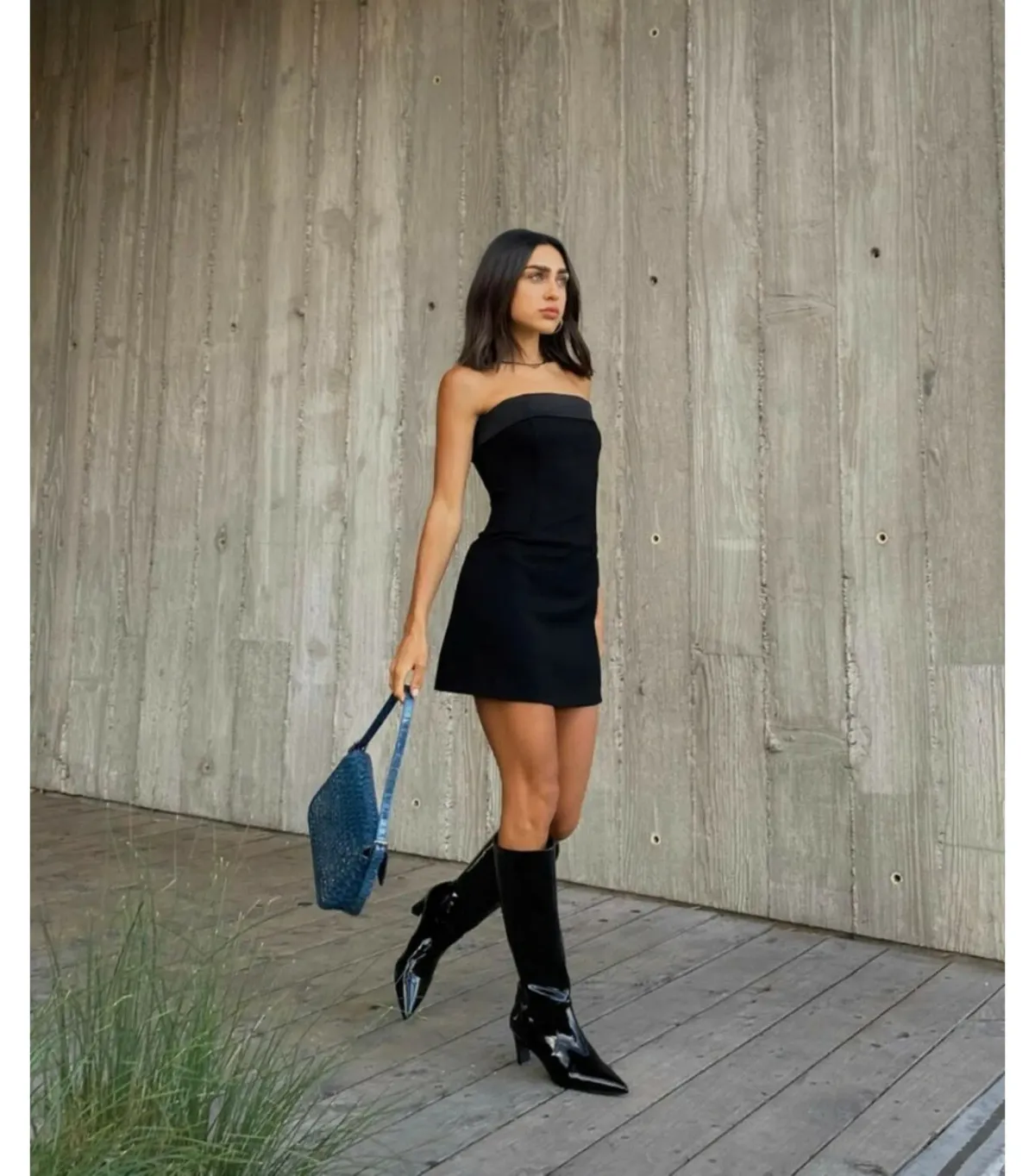 With Jéan Chloe Corset Dress in Black Size S / AU 8 - Image 1