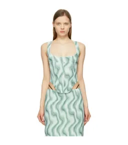 Miaou Swerve Corset and Midi Skirt Print Size S / AU 8 for rent on The Volte - image 2