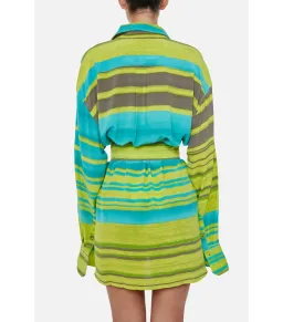 Bamba Swim Titan Shirt Dress in Reef Size S / AU 8 for rent on The Volte - image 5