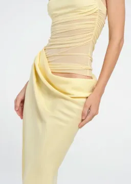 BENNI Gina Dress Yellow Size 8 / AU 8 for rent on The Volte - image 4