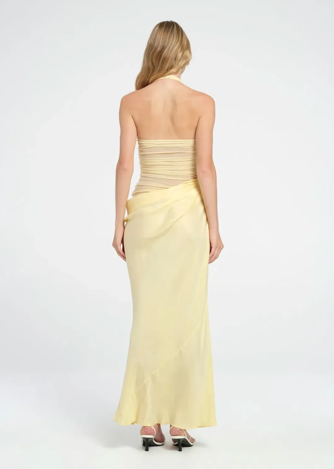 BENNI Gina Dress Yellow Size 8 / AU 8 for rent on The Volte - main image