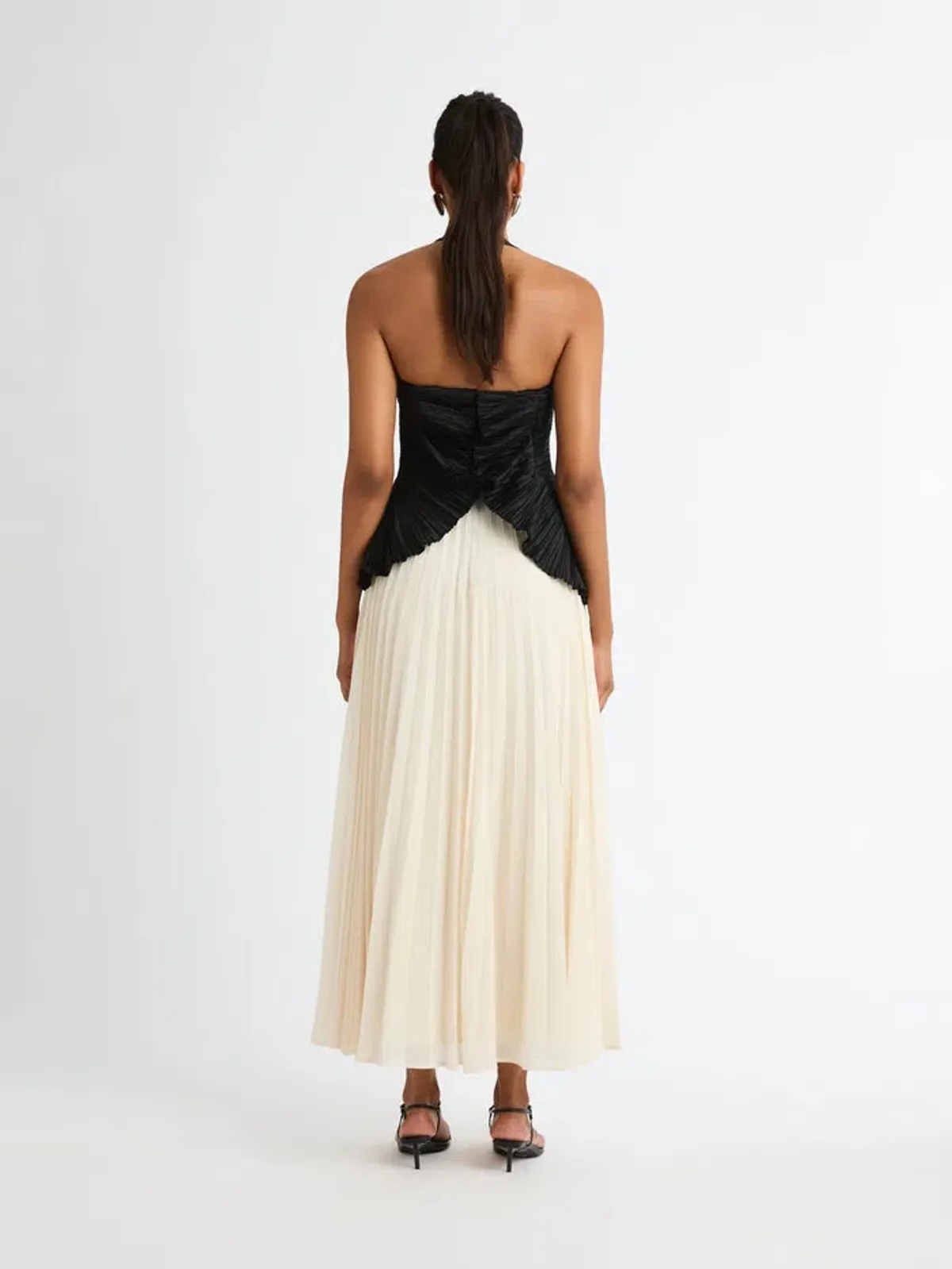 Sheike Soraya Dress Black/Cream Size 12 - Image 3